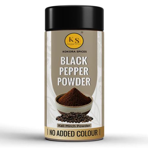 Kokora Spices Black Pepper (Kali Mirch) Powder 100g Jar