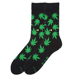 leaf printed socks