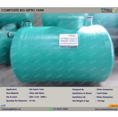 FRP Bio Septic Tank