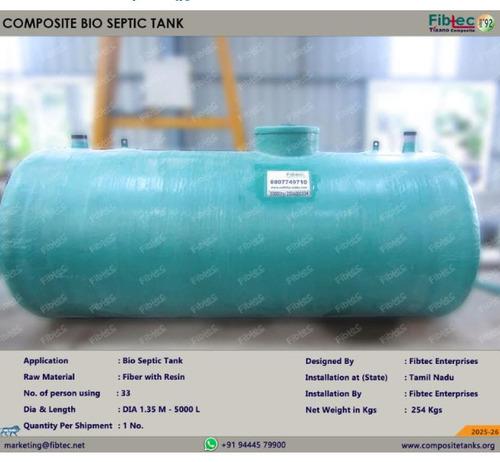 Industrial FRP Septic Tank