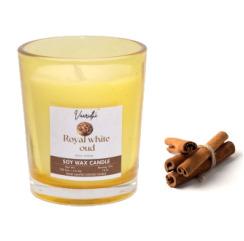 Royal White Oud Noor Designed Candles