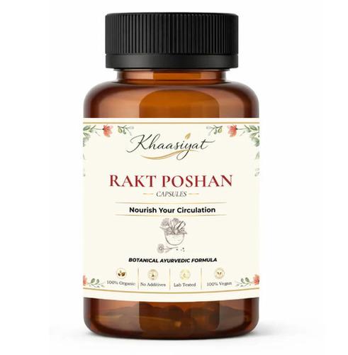 Rakt Poshan Capsules For Blood Purification And Supports Circulation