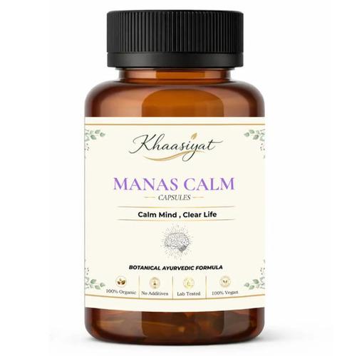 Manas Calm Capsules For Reducing Stress And Anxiety