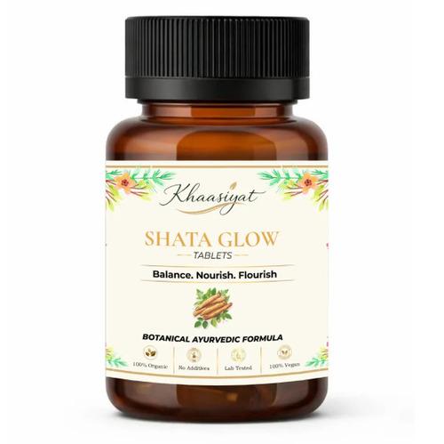 Shata Glow Tablets For Skin Glow Improvement And Supports Clear Skin