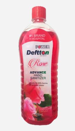 1000ml Deftton Rose Hand Sanitizer