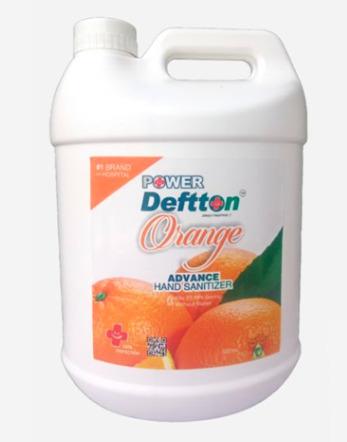 5 Litre Deftton Orange Hand Sanitizer Gel