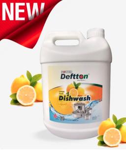 5 Litre Deftton Lemon Dishwash Liquid