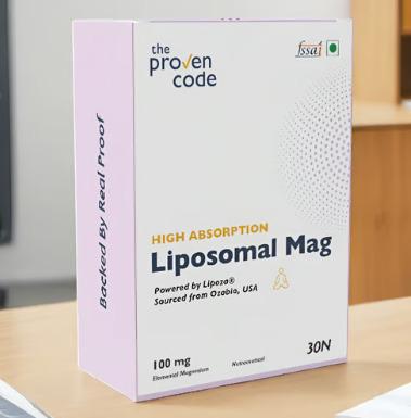 Liposomal Magnesium (250 mg) | 2x Absorption-Clinically Proven | High Absorption