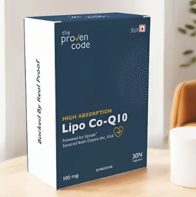 Liposomal Co-Enzyme Q10 | Patented & Clinically Proven | High Absorption Liposomal Coating