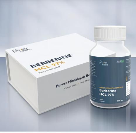 Berberine 97% HCl | Purest Himalayan Berberine | C2-Certified | Clean Label