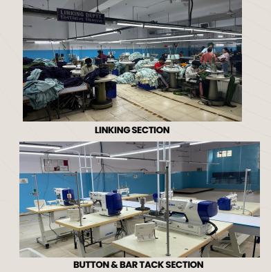LINKING SECTION, BUTTON & BAR TACK SECTION