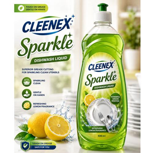Cleenex dishwash liquid - Cleenex sparkle