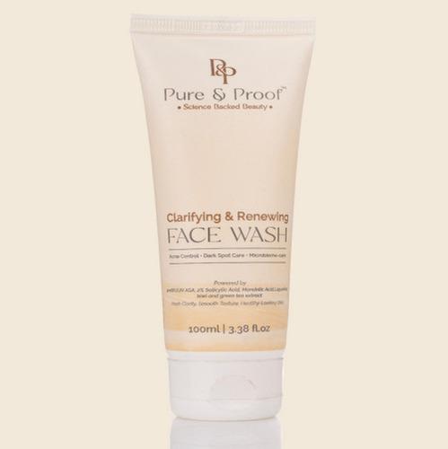 Clarifying & renewing face wash
