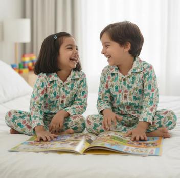 Mint Safari Adventure Night Suit Set