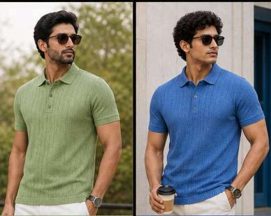 Premium Textured Polo T-Shirt