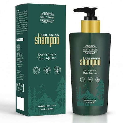 Herbs O' Shrubs Onion Strength & Shine Shampoo with Ayurvedic Ingredients