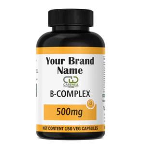 B Complex 500mg Capsules by Carewell Herbs ODM OEM