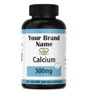 Calcium 500mg Capsules by Carewell Herbs