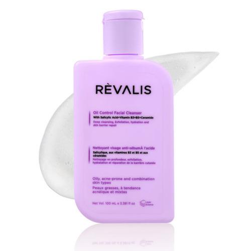 Oil Control Facial Cleanser With Salicylic Acid + Vitamin B3 + B5 + Ceramides