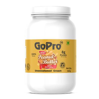 GoPro Peanut Butter Unsweetened Cream 500g