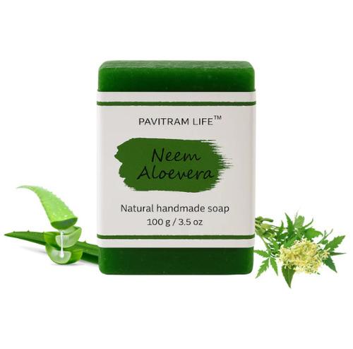 Pavitram Life Neem & Aloevera Natural Handmade Soap