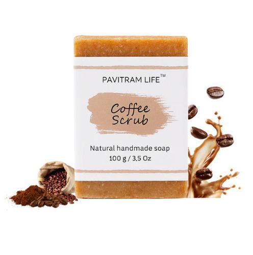 Pavitram Life Coffee Scrub Natural Handmade Soap