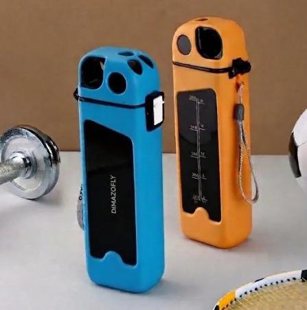 H2O Water Bottle Leakproof BPA Free Sports Water Bottle with Flip Top