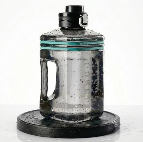 2.2L Half Gallon Motivational Water Bottle with Time Marker & Handle