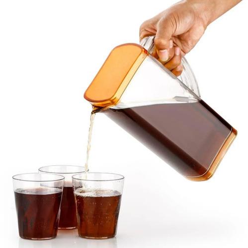 2000ML Multi-Color Transparent Square Water Jug with Lid