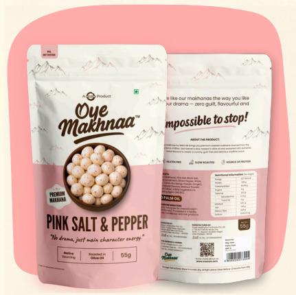 Pink Salt & Pepper Makhana