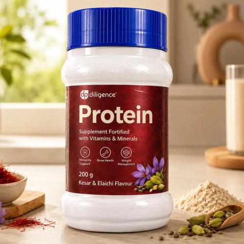 Diligence Protein Powder Kesar And Ilaichi Flavour 200G