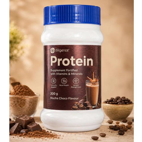 Diligence Protein Powder Mocha Choco Flavour 200G