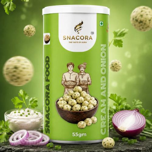 Cream and Onion Flavoured Makhana