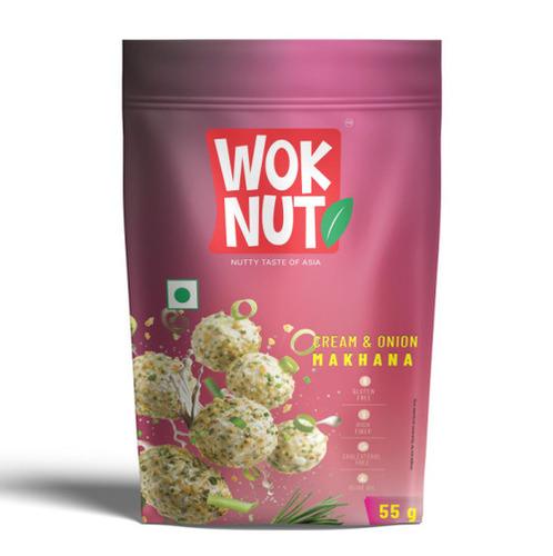 Cream and Onion Flavoured Makhana Pouch