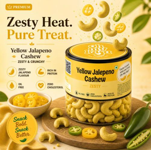 Yellow Jalapeno Flavoured Roasted Cashews