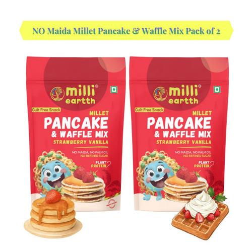 Millet Pancake & Waffle Mix (Strawberry Vanilla)