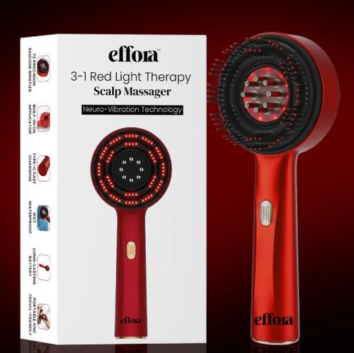 Effora's 3-1 Red Light Therapy Scalp Massager