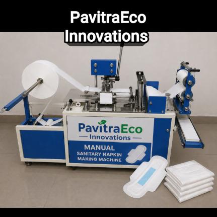 Biodegradable Sanitary Pads Making Machine - Semi Manual Machine
