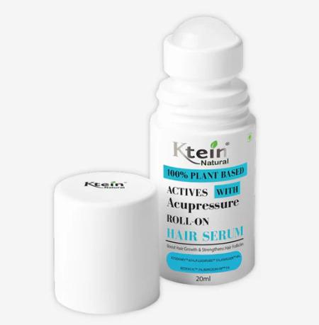 100% Plant Based Active with Acupressure Roll-On Hair Serum - 20ml