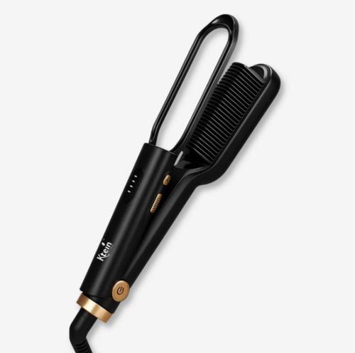 Ktein Hair Straightener Comb Brush for Women | Dual Ceramic Plates + Anti-Scald Design