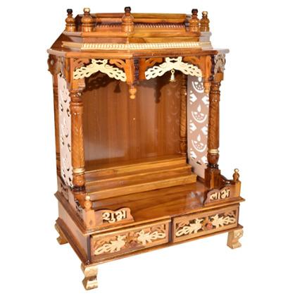 7114 Pure Teakwood Temple