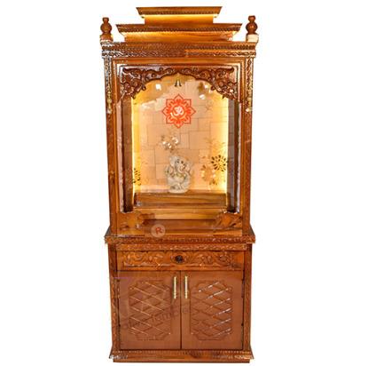 CNC-2 Pure Teakwood Temple