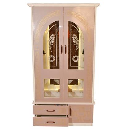 PU-124 With Door Pure Teakwood Temple