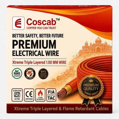 Cooper Xtreme Tripled Layer PVC Insulated House Wire