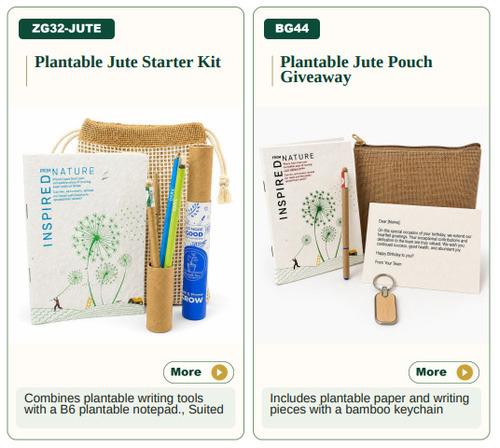 Plantable Jute Starter Kit/ Plantable Jute Pouch Giveaway