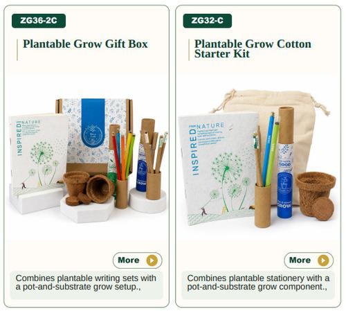 Plantable Grow Gift Box/ Plantable Grow Cotton Starter Kit