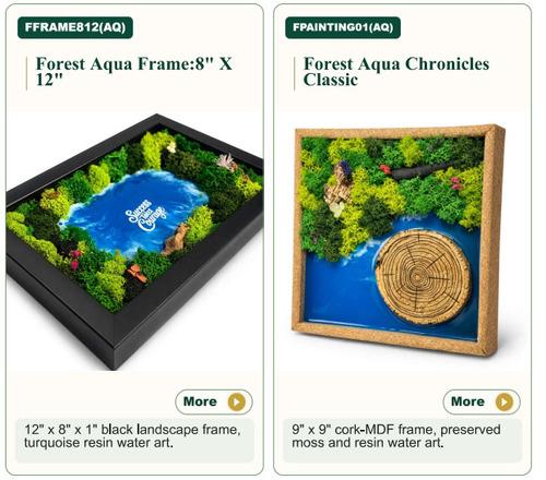 Forest Aqua Frame