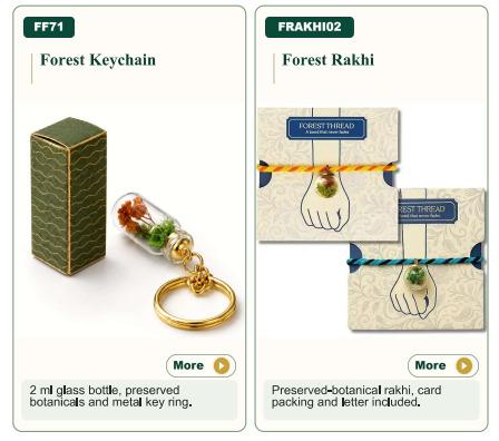 Forest Keychain/ Rakhi