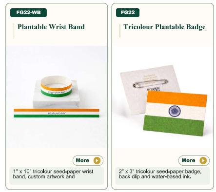 Plantable Wrist Band/ Badge