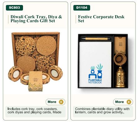 Cork Tray/ Desk Set